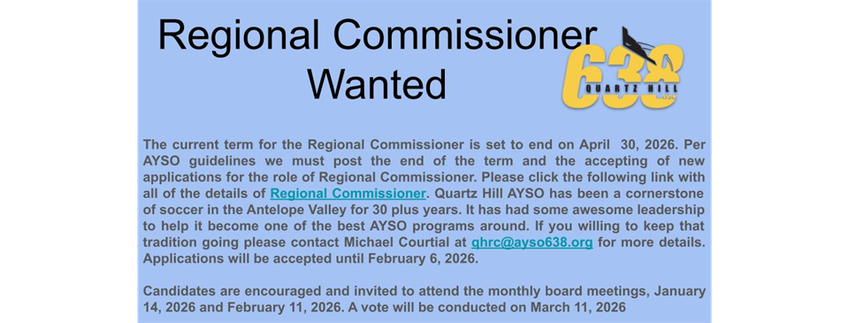 Regional Commissioner 